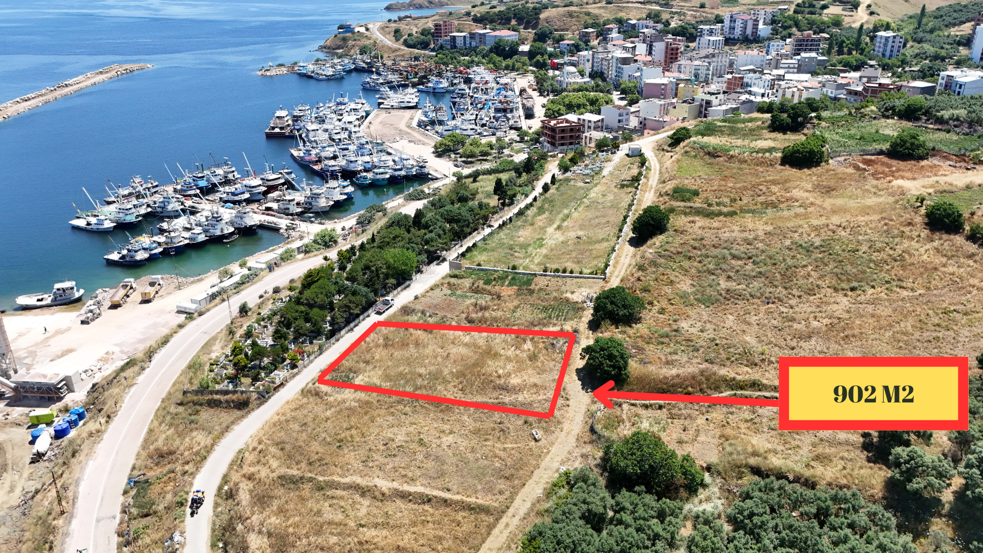 ÇALIŞKANLAR GYO DAN ÇAKILKÖY DE DENİZ MANZARALI 902 M2 ARSA